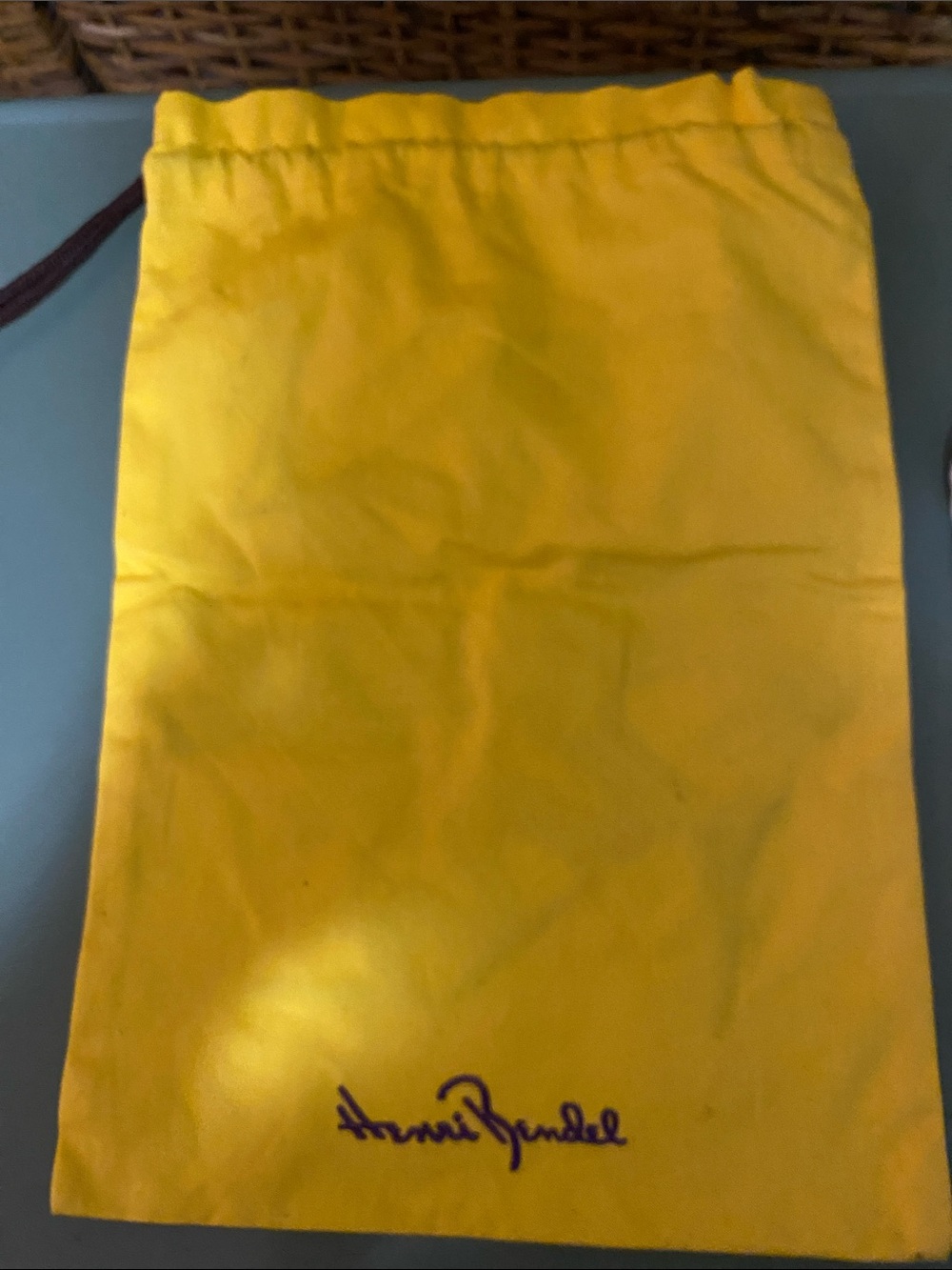 Vintage Henry Bendel Drawstring 3 Shoe Dust Bag bundle & small phone wallet - Picture 15 of 16